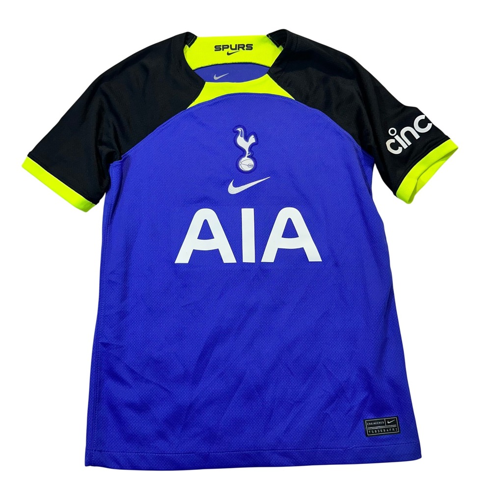 Nike Tottenham Hotspur Jersey Boys M Blue Away 2022/23 Soccer Gorpcore Sporty